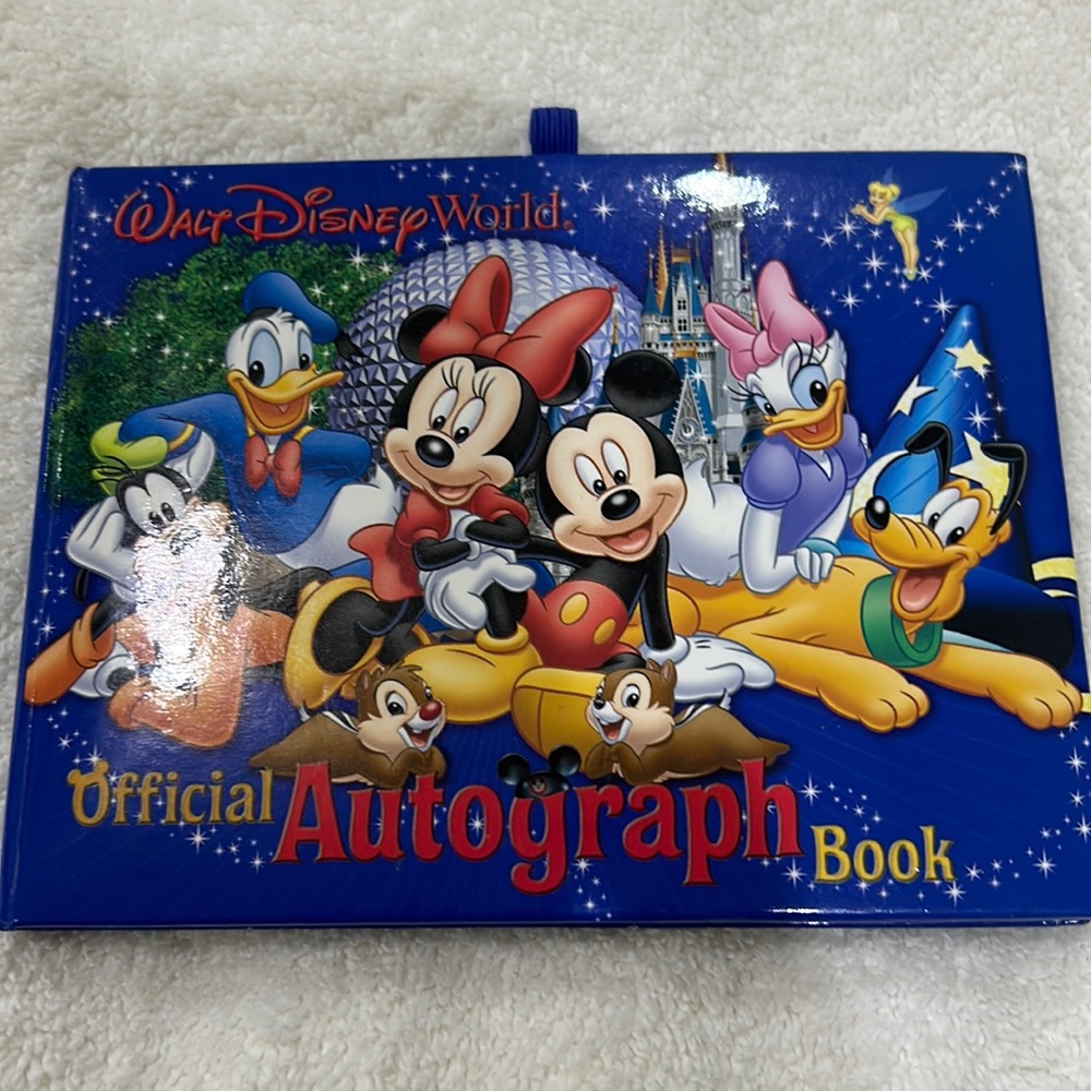 Walt Disney world official autograph book